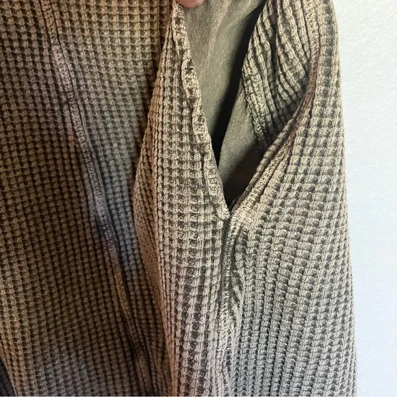 Free People One Green Jackie Long Sleeve Mini Dress Size M - Picture 6 of 8